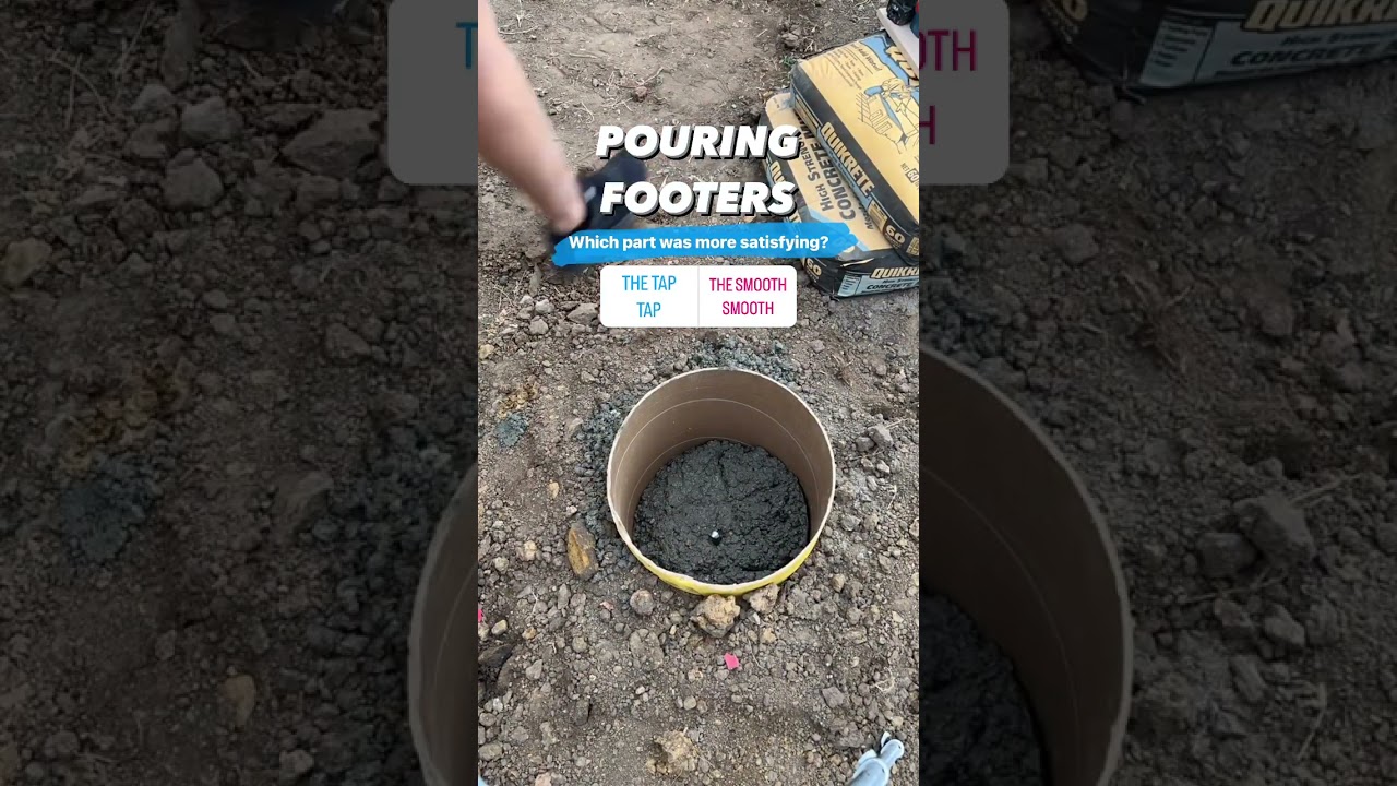 We poured 4 footers for our pergola and it might be one of the most satisfying things you’ve seen t