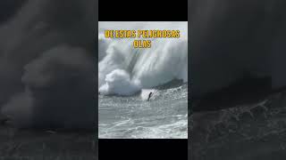 LAS OLAS MÁS GRANDES DEL MUNDO? 😳 #datoscuriosos #curiosidades #shorts