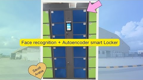 Face recognition and autocoded smart electronic locker operation video #electroniclocker  #lockers