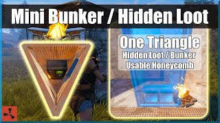 Mini Bunker / Hidden Loot in a Triangle | Vending Machine Usable Honeycomb Alternative screenshot 4