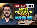 🔥 CA Final Audit Most Important Topics | High Weightage Chapters | Nov 2026 | CA Hemant Somani