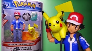 Pokemon XY Ash And Pikachu Action Figure - SEALED! Pokémon Trainer Toy Doll