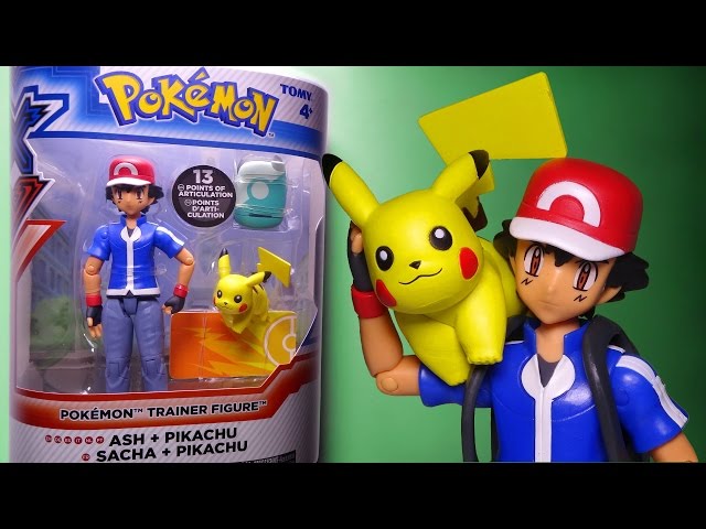 pokemon XY trainer figure: Ash and Pikachu