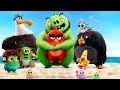 ملخص فيلم الطيور الغاضبة الخنازير احتلت جزيرة الطيور وسرقة بيضها    