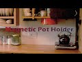 Easy Magnetic Cast Iron Pot Storage Idea