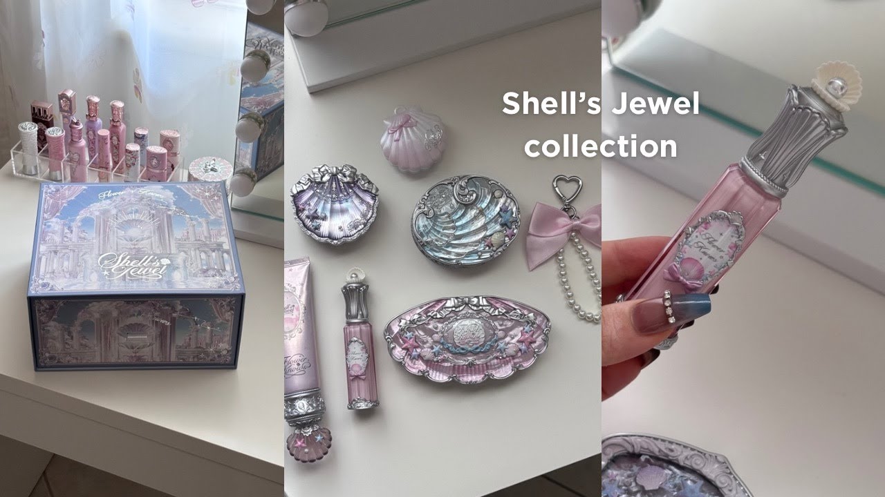 Flower Knows Shell's Jewel ASMR Unboxing | Soft Glow & Ocean Vibes  🐚