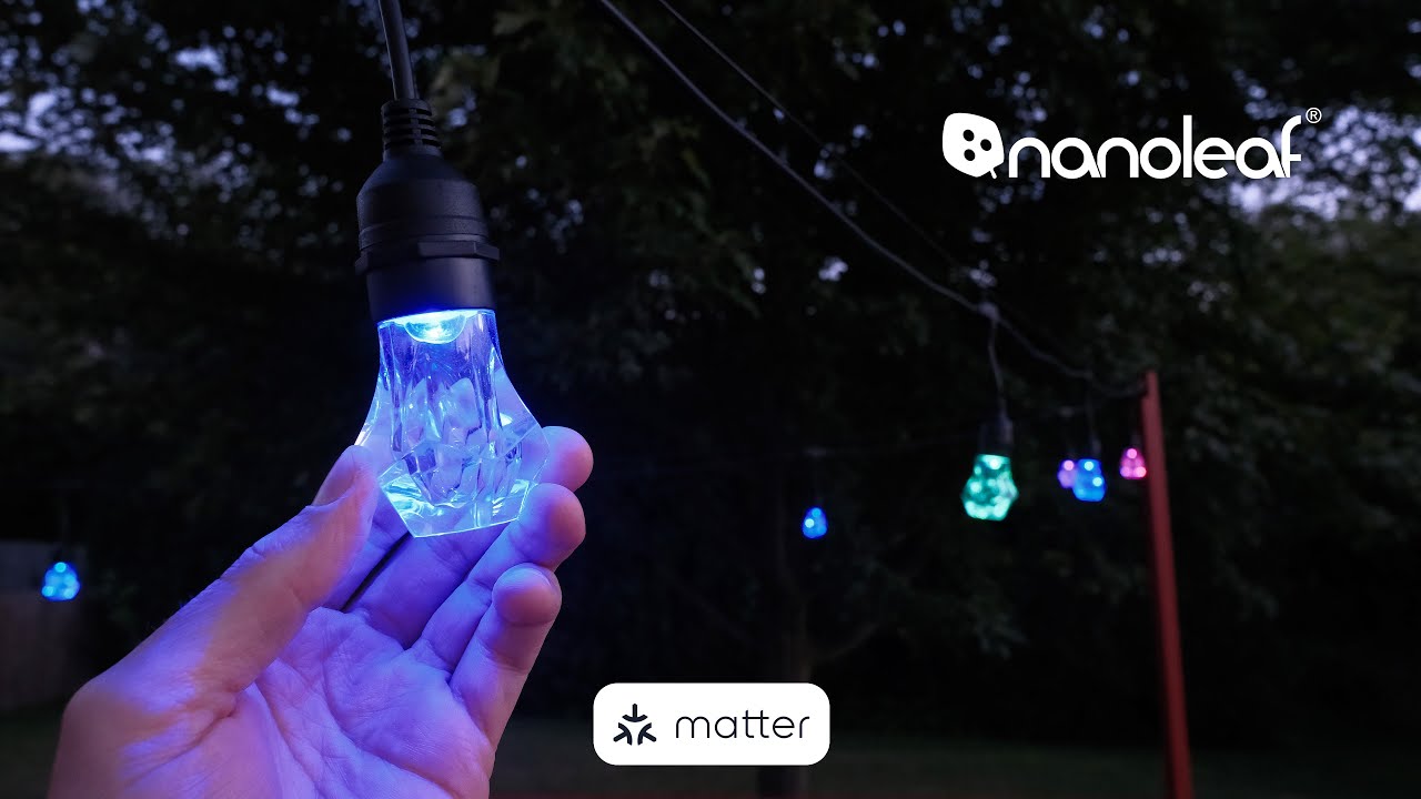 Are Nanoleaf Matter String Lights a good backyard upgrade? - YouTube