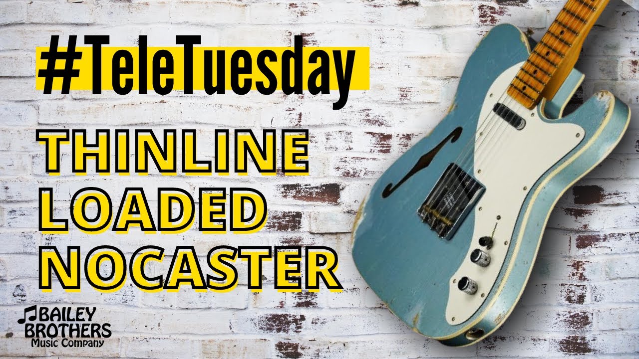 TeleTuesday | Fender ONE-OF-A-KIND Thinline Loaded Nocaster DEMO... would YOU buy this guitar?