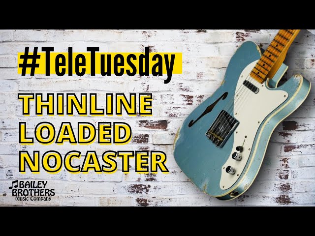TeleTuesday | Fender ONE-OF-A-KIND Thinline Loaded Nocaster DEMO