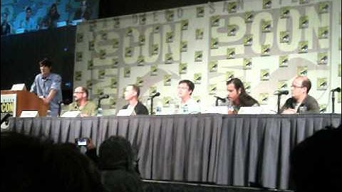 Regular Show panel Sing a long live "Party Tonight" and "Aw Snap/Summertime Lovin" Comic Con 2012