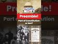 Preamble! Part of Constitution or Not? | ReVISION Byte