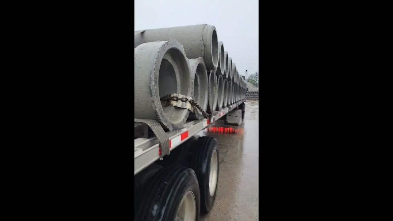 My how to on securing concrete pipe. YouTube