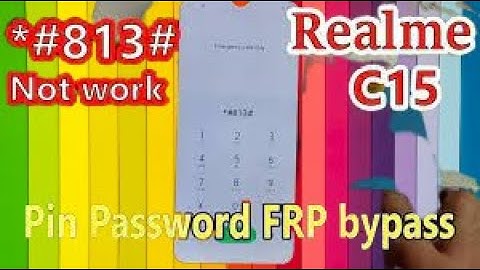 Realme C15 (Rmx2180) FRP BYPASS , PIN PASSWORD PATTERN REMOVAL Solved unlock google account lock wi