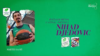 Rueda de Prensa Previa Nihad Djedovic. 1/4 Final Unicaja vs. BAXI Manresa