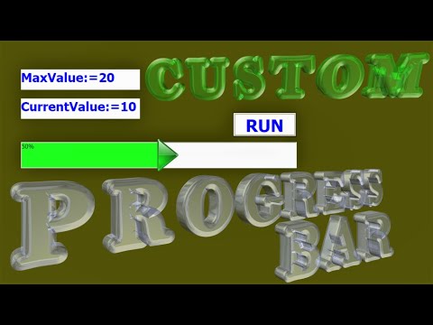 Excel VBA - Create Custom Progress Bar Using Label (Very Interesting Technique)