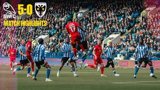 Highlights: Sheff Weds 5-0 Wimbledon | League One 🔴🌕