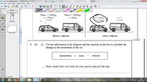 Momentum and Collisions   GCSE question