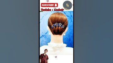 Búi tóc đẹp đơn giản #búitóc