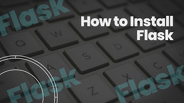 How to install flask.