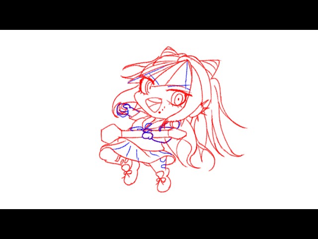 描いてみた]線画とラフを行ったり来たり！[作業雑談] - YouTube