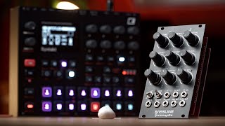 This is Bassline / Syntakt meets my Eurorack System