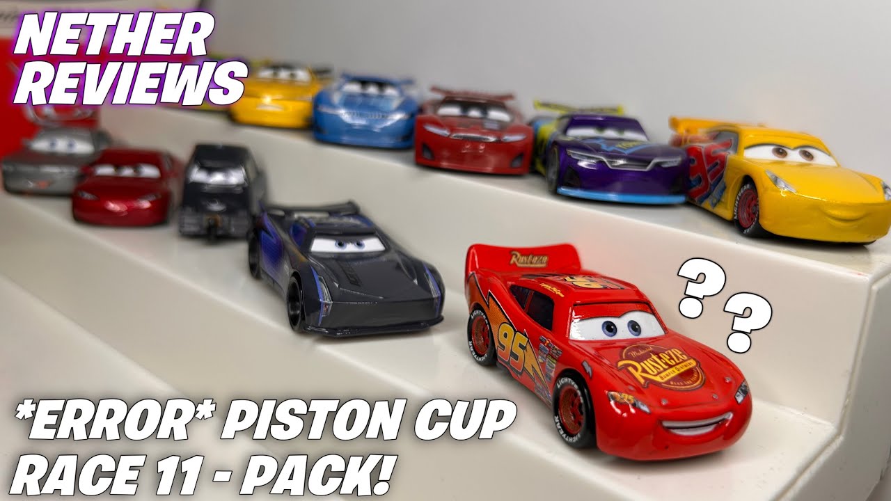 ERROR!* Disney Cars Diecast Piston Cup Race 11-Pack