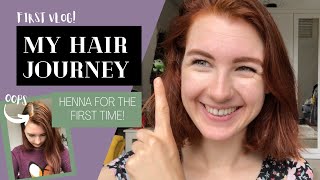 VLOG | Wiki-how to dye your hair with HENNA | a trainwreck of a video