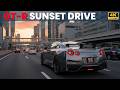 R35 GT-R Sunset Drive on Tokyo Wangan - Pure Car ASMR | No Music | No Voice | 4K HDR