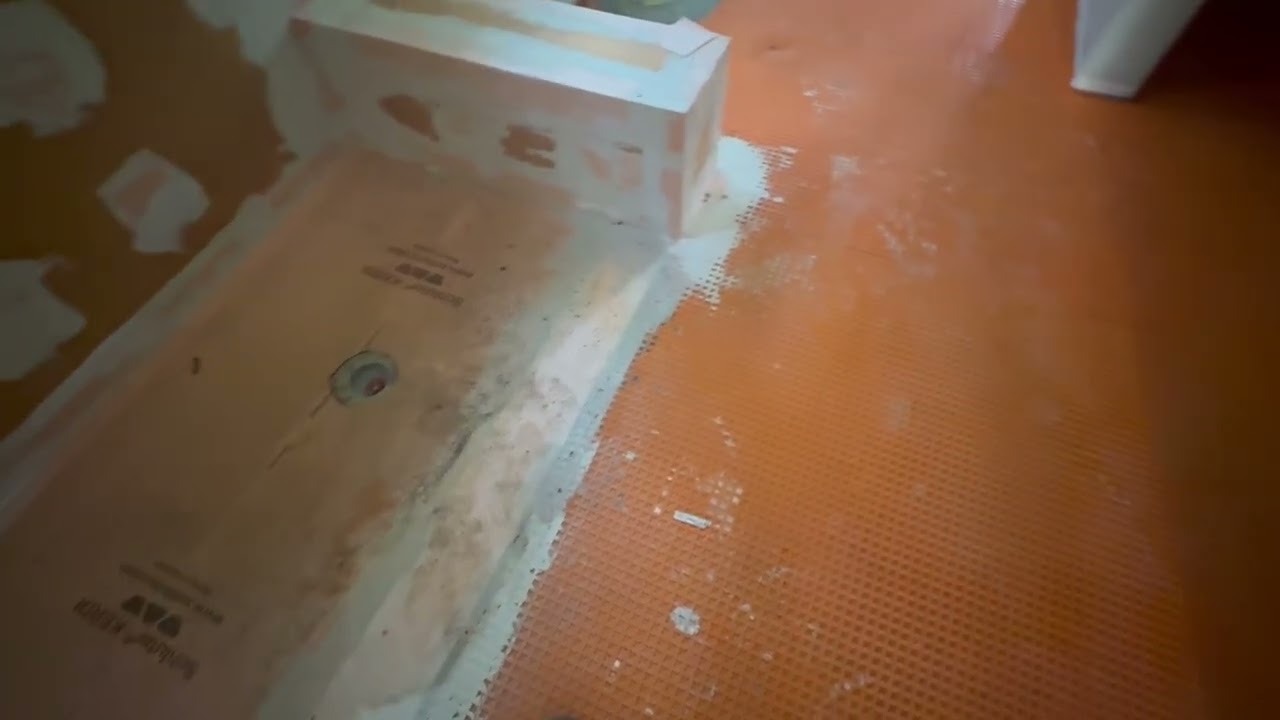 How we build a water proof shower and make it last