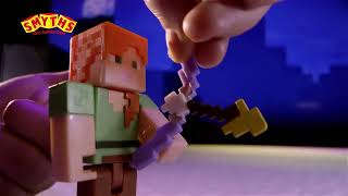 Minecraft 15th Anniversary Ender Dragon with Steve and Enderman figures - Smyths Toys