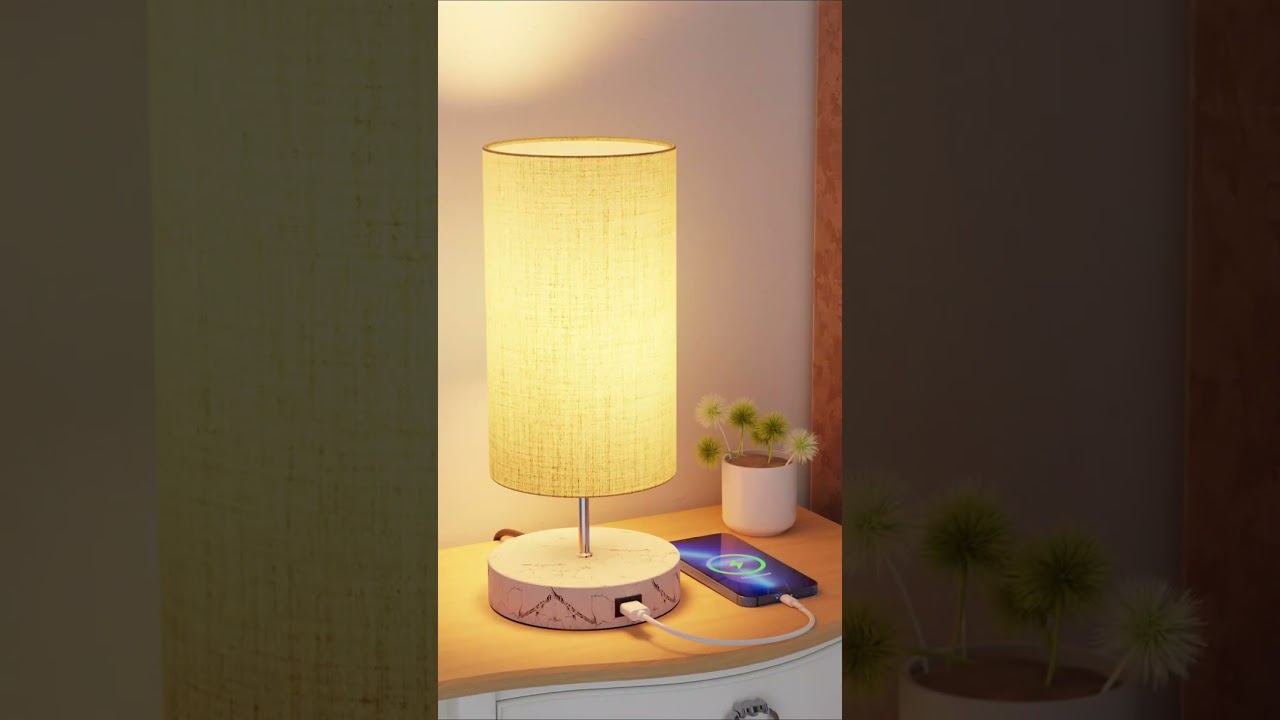 Elegance in Stone: Unveiling the Timeless Beauty of Marble-Shaped Bedside Lamps