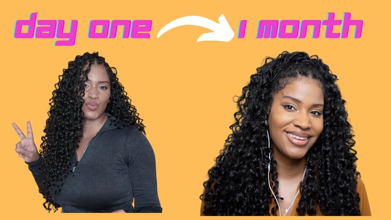 Обновление за 1 месяц использования синтетических волос Miracle Knots | "Волшебные узлы"