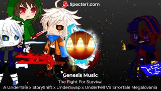 The Fight For Survival UnderTale x UnderFell x UnderSwap x StoryShift Survival Megalovania