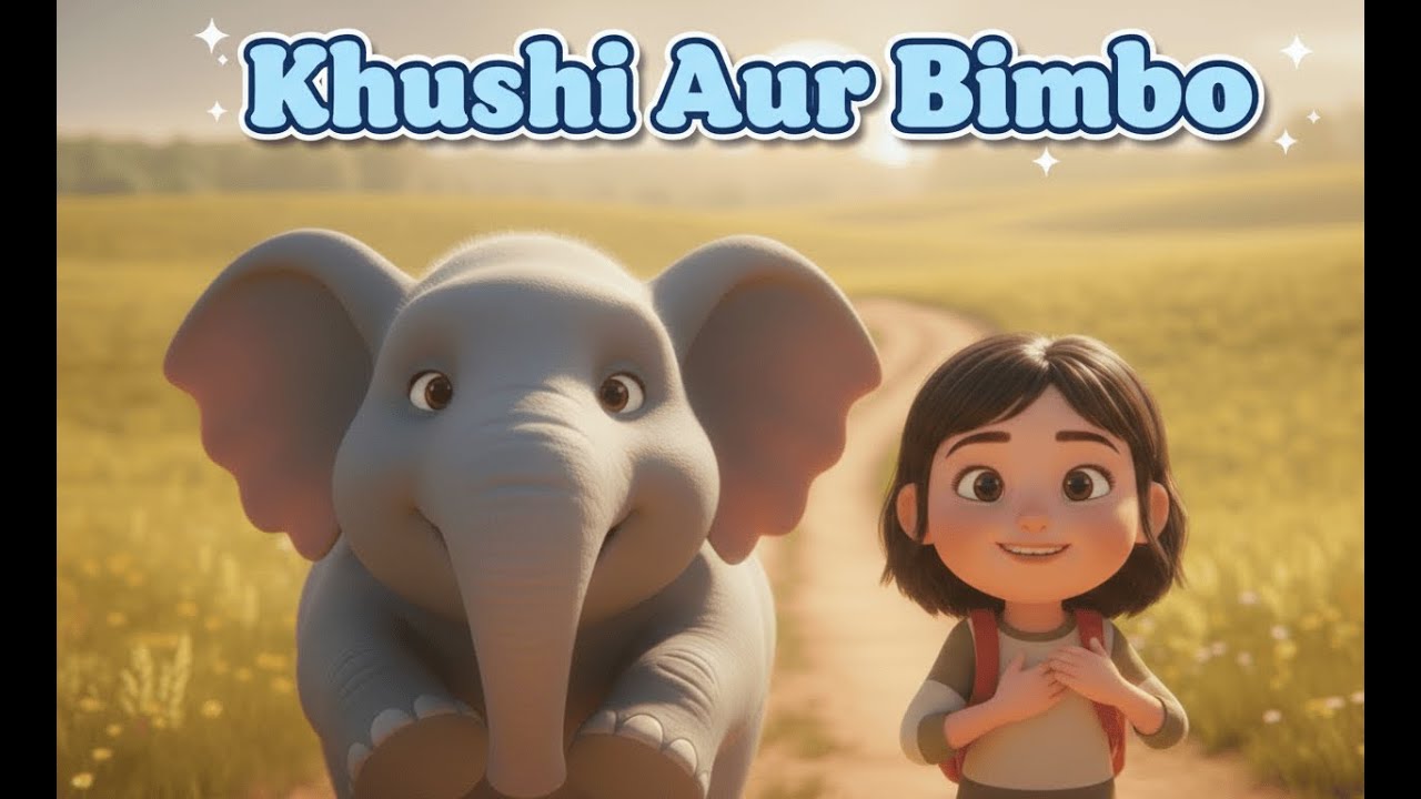 Khushi Aur Bimbo | Comic Fairy Tales hindi nursery rhymes