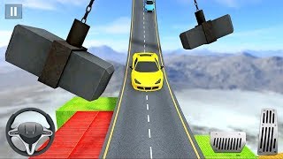 Impossible Car Tracks Stunt Driving Simulator - Android Gameplay HD screenshot 4
