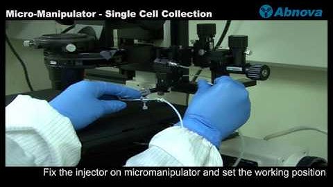 Micro-Manipulator - Single Cell Collection