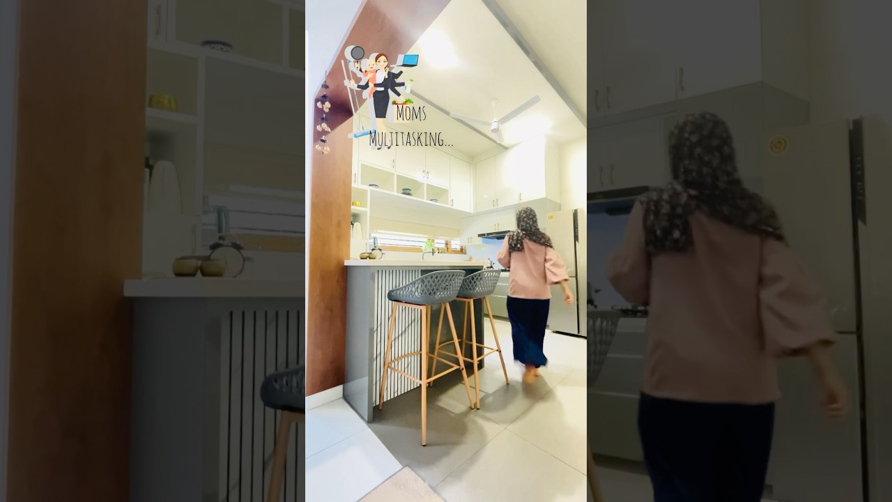 We are multitaskers&hellip;💪🏻#mom #momlife #kerala #trendingshorts #shorts