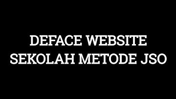 DEFACE WEB SEKOLAH METODE JSO