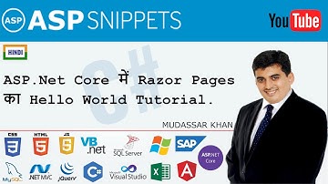Hindi | ASP.Net Core Razor Pages: Hello World Tutorial