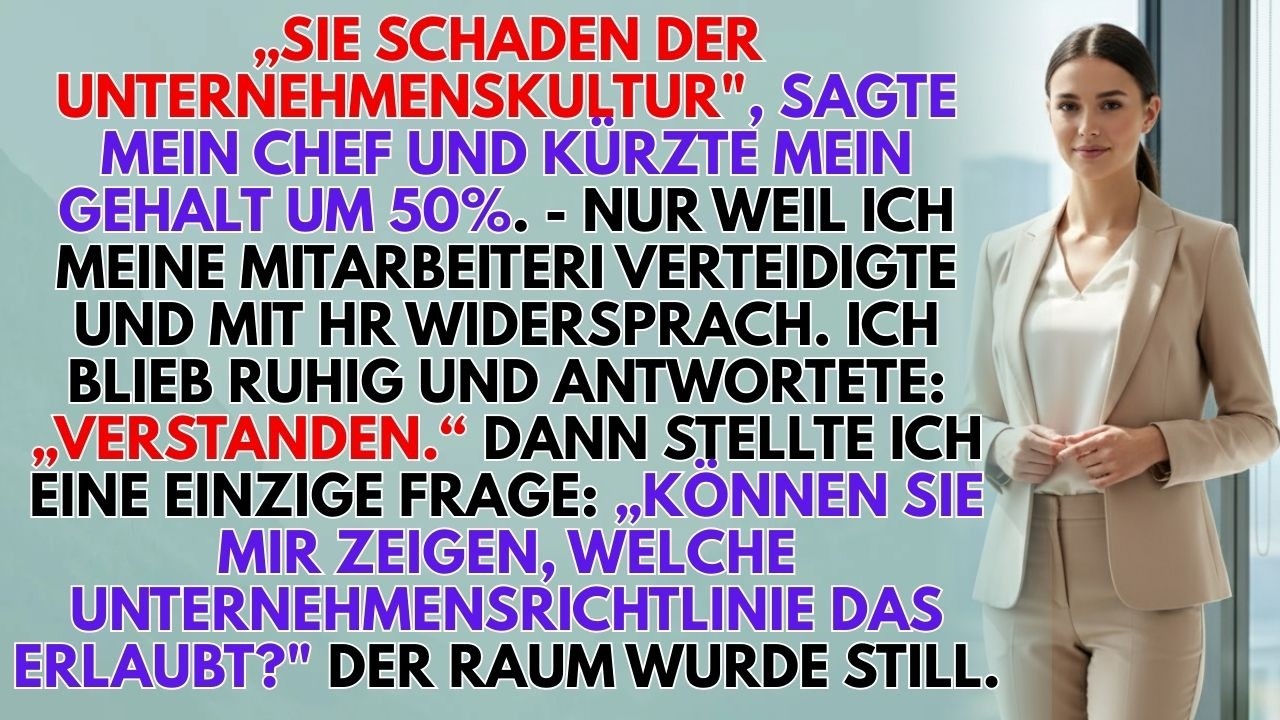 Mein Chef Halbierte Mein Gehalt – Eine Frage Nach Der Richtlinie Beendete Alles