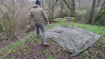 How to Fold a Tarp or a Blanket   ... Quick and Easy .... Every Tarp....
