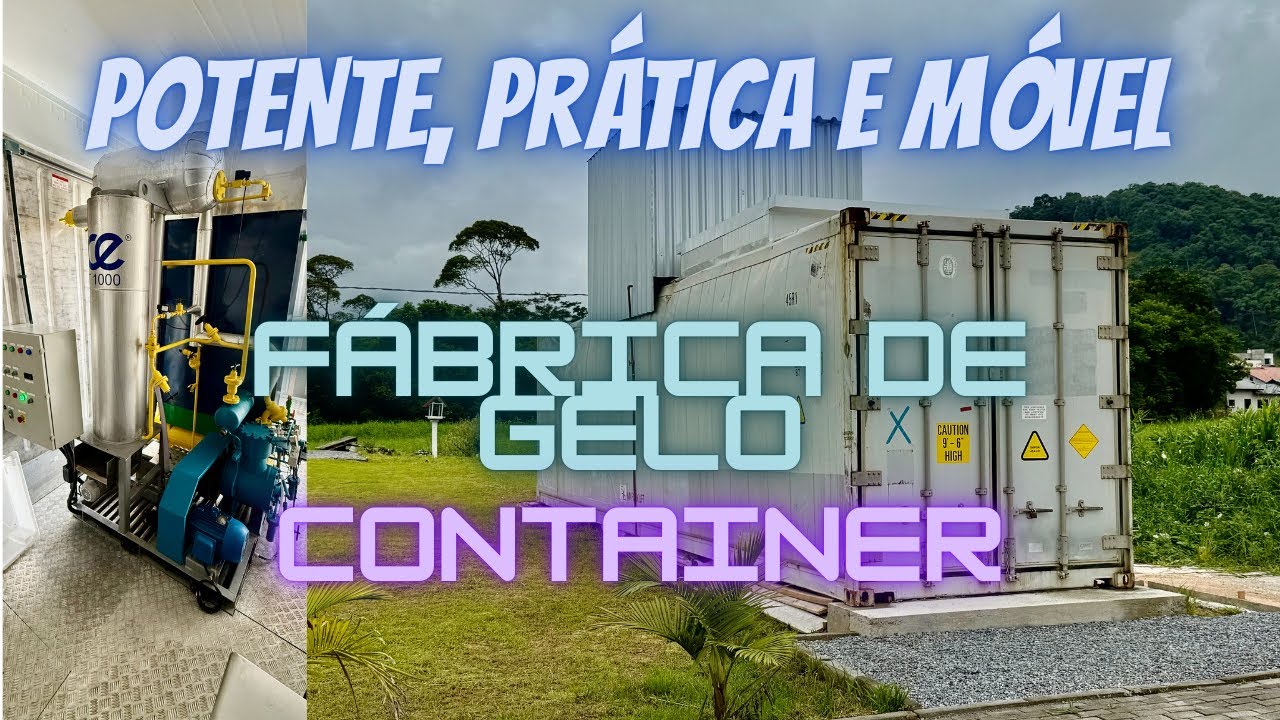 1.500kg de Gelo Diário: Conheça a Inovadora Fábrica de Gelo em um Container | Willy Marks