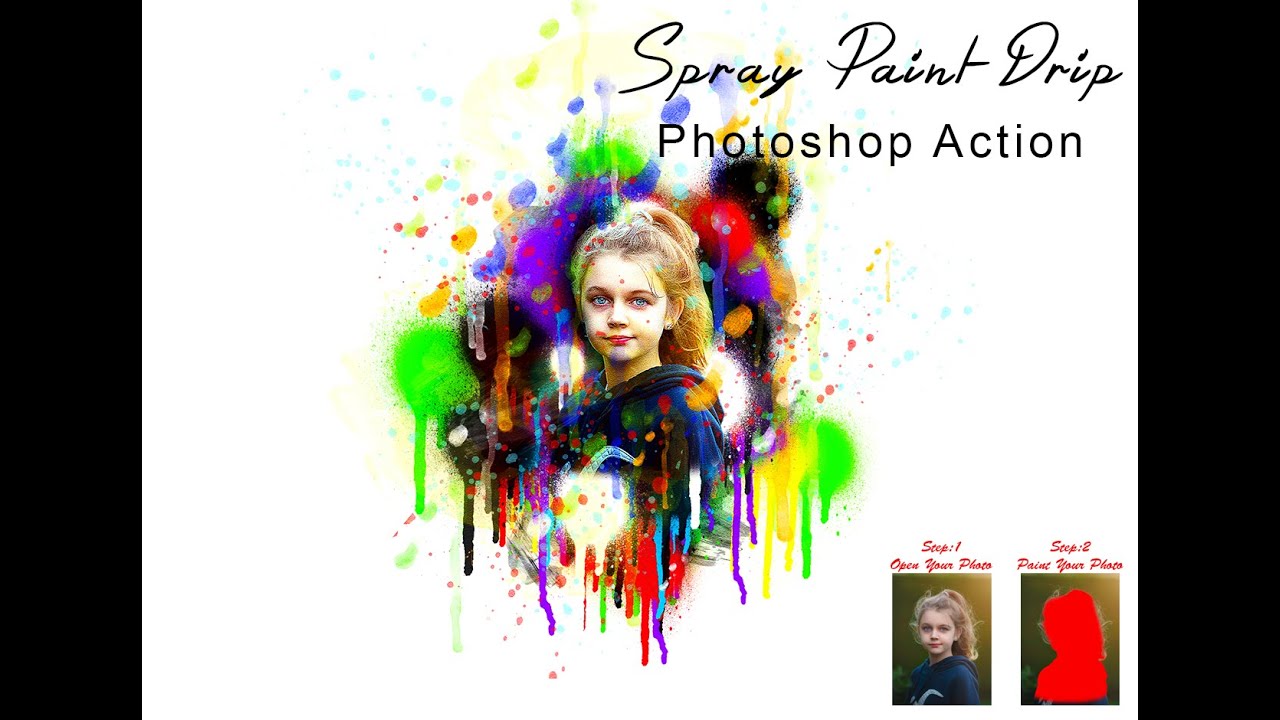 Spray Paint Drip Action YouTube