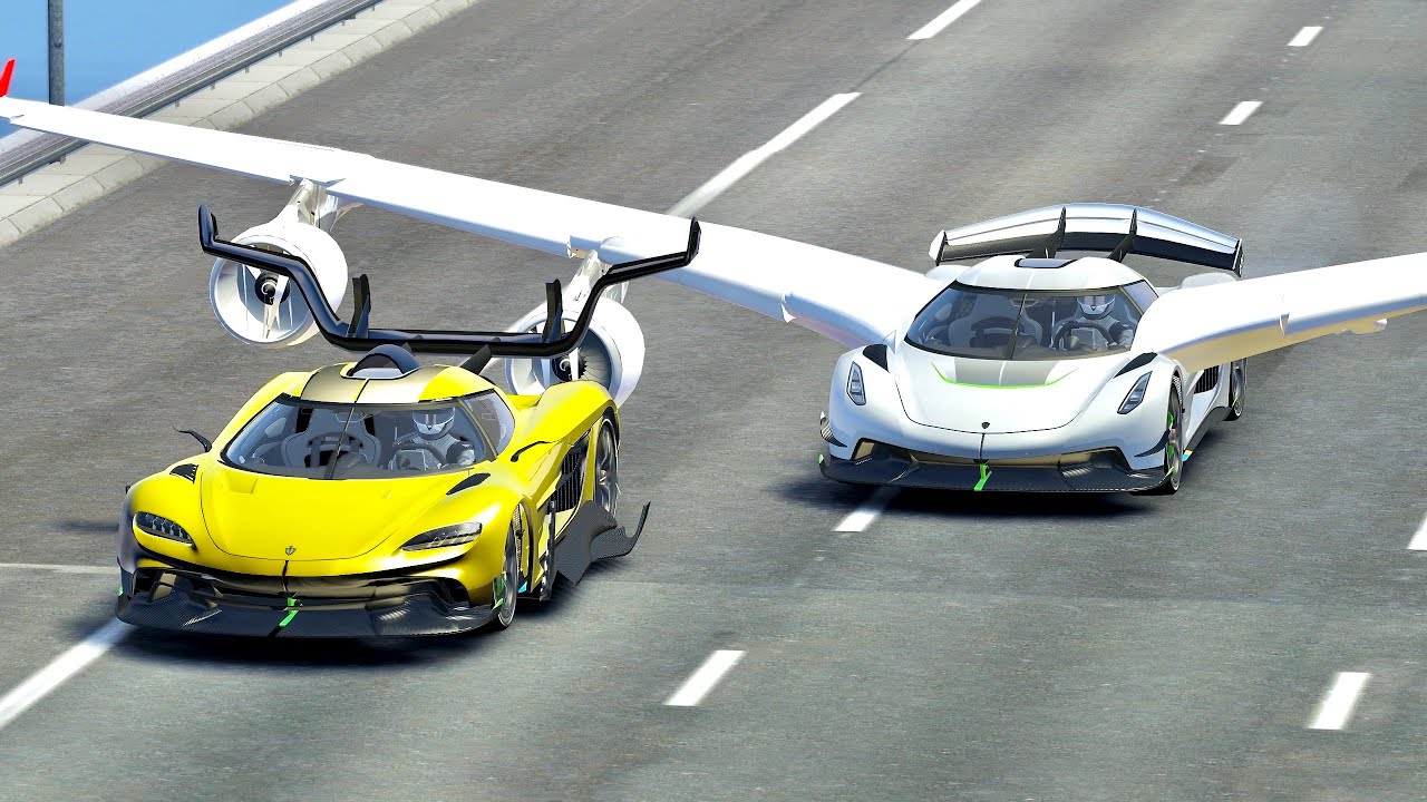 Koenigsegg Tornado Concept Vs Koenigsegg Airplane Kit Drag Race 20 Km Youtube