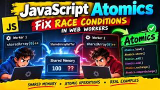 JavaScript Atomics Explained 🤯 | Fix Race Conditions in Web Workers
