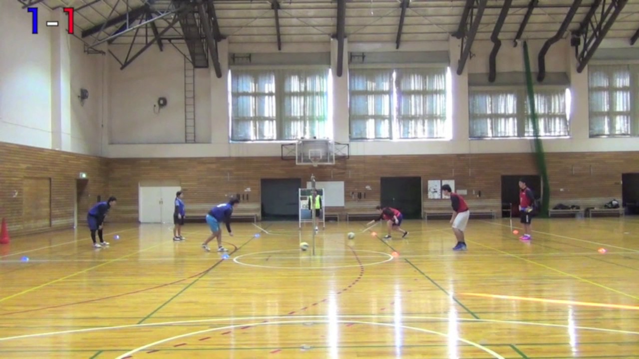 球技「ネット型　バレーボール」ボール転がしゲーム（レベル２）