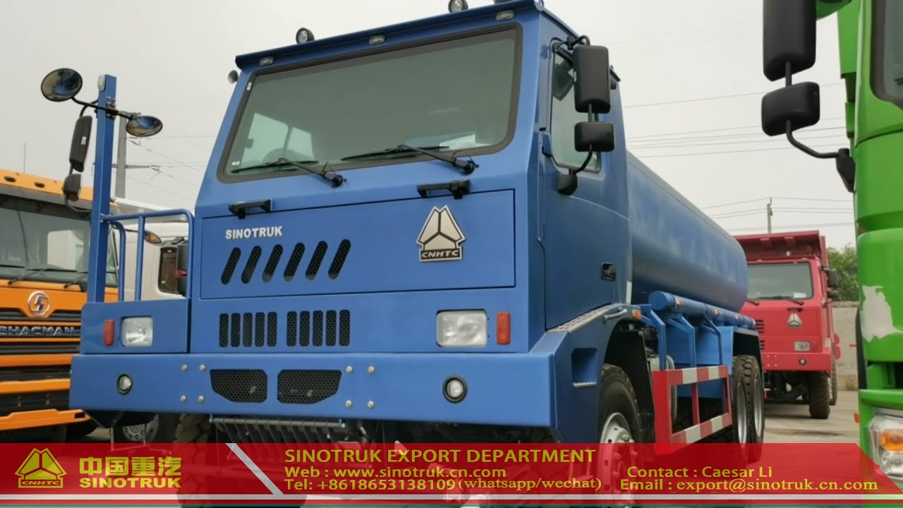 HOWO WATER TANK TRUCK ,WATER TANKER FOR SALE , SINOTRUK mining water  truck