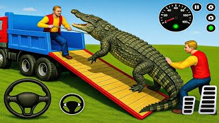 🐊🚛 ワニ輸送トラックゲームプレイ2025 | 野生動物輸送シミュレーター | Androidゲームプレイ screenshot 4