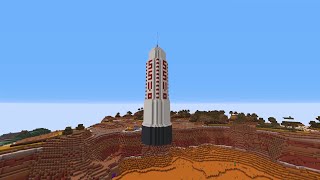 Rocket Build Survival Build - Designed Iron Farm