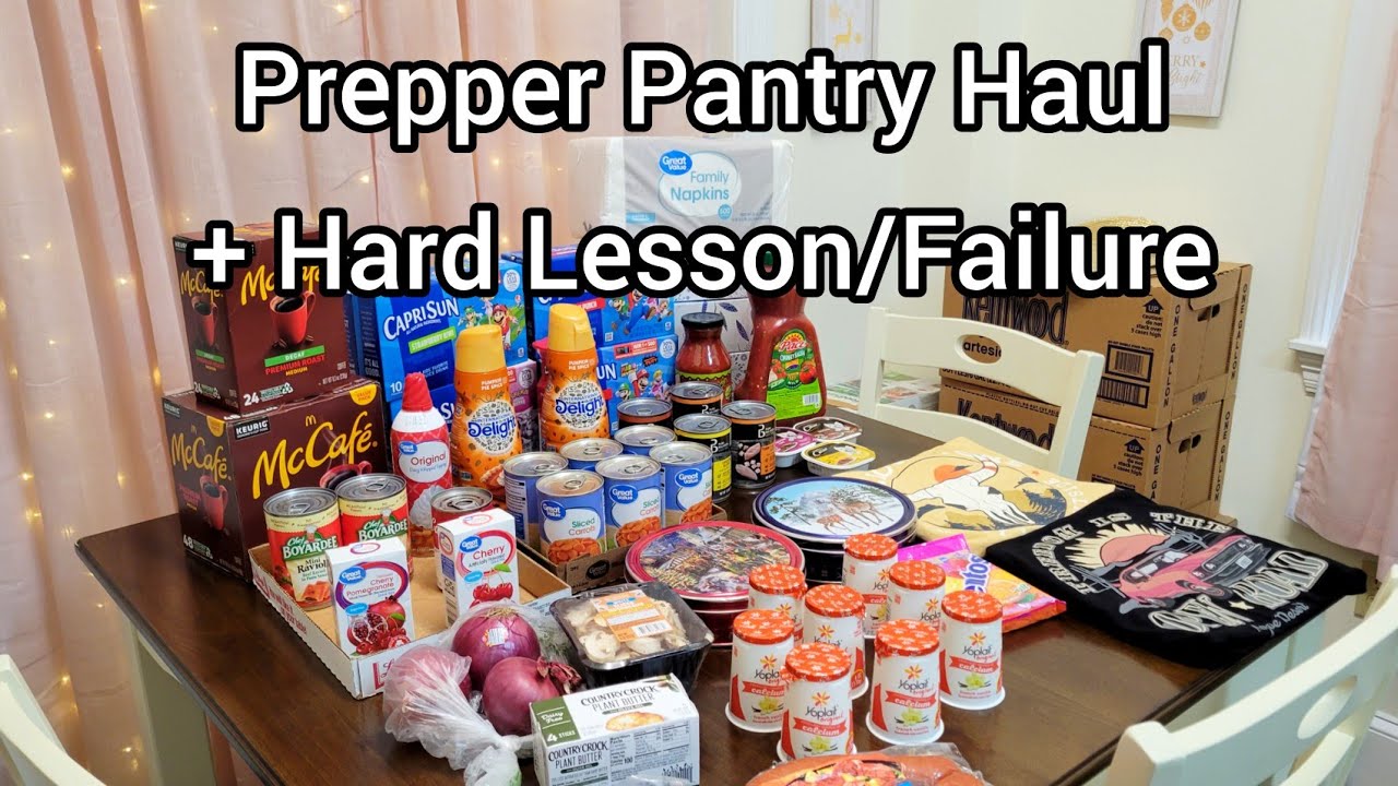 Prepper Pantry Haul + Prepper Pantry Failure/Hard Lesson - YouTube